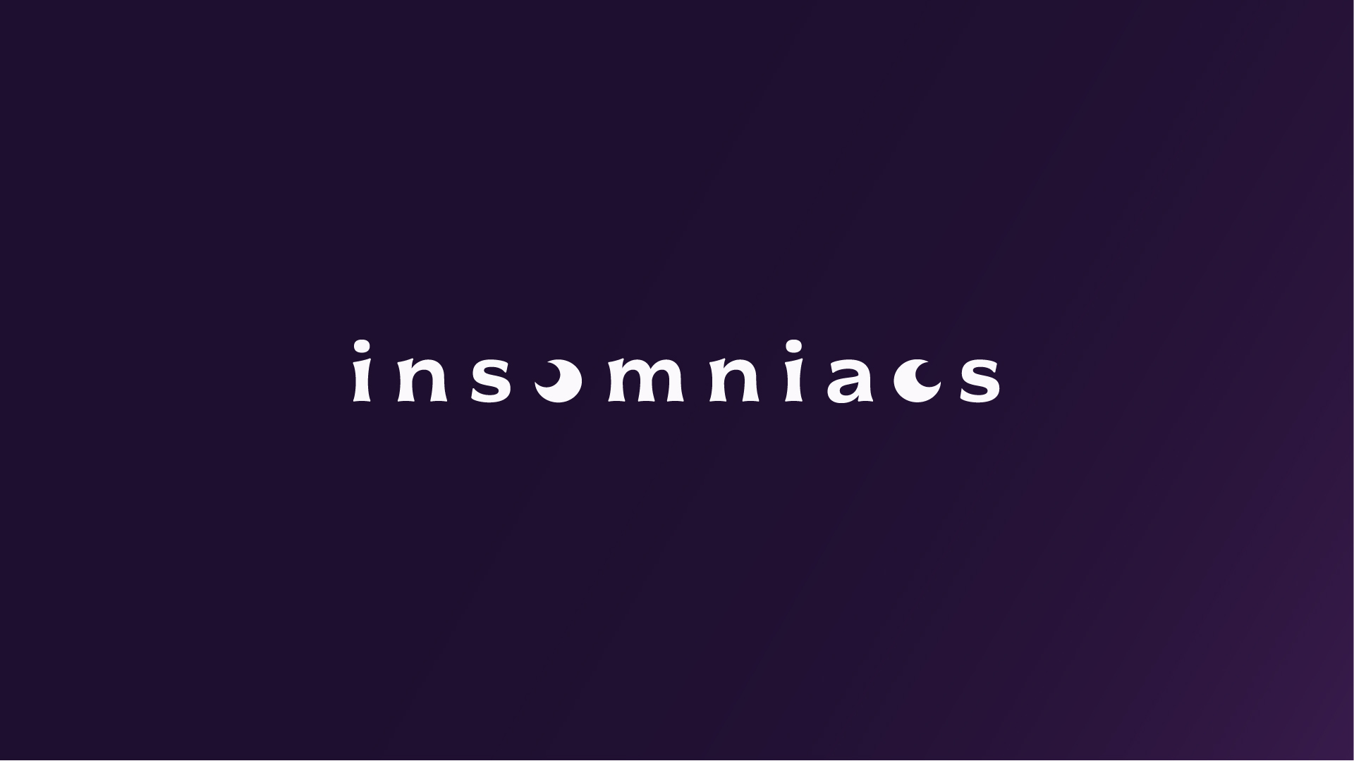 Insomniacs brand imagery with moody editorial fashion art direction.